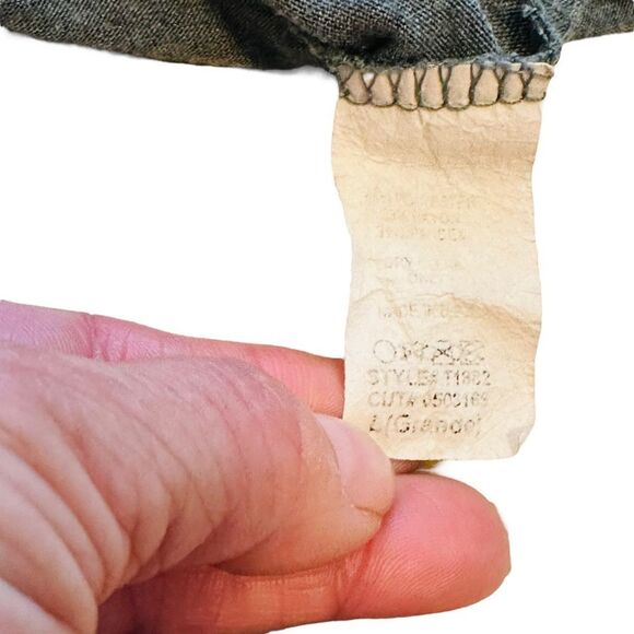 10/$25🦋 Forever 21 Gray Glitter Ruched Racerback Tank - Size Large - Picture 9 of 10